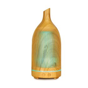 Creative Aroma Diffuser Wood Grain Hollow (Option: Light wood grain2-EU)