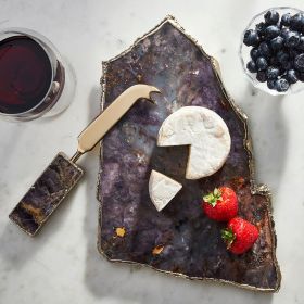 Agate Collection (Color: AmethystAmethyst, size: 11" x 7")